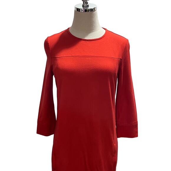 Whistles Red Pockets Stretch Sheath Dress‎ Sz US 4 - Picture 3 of 12